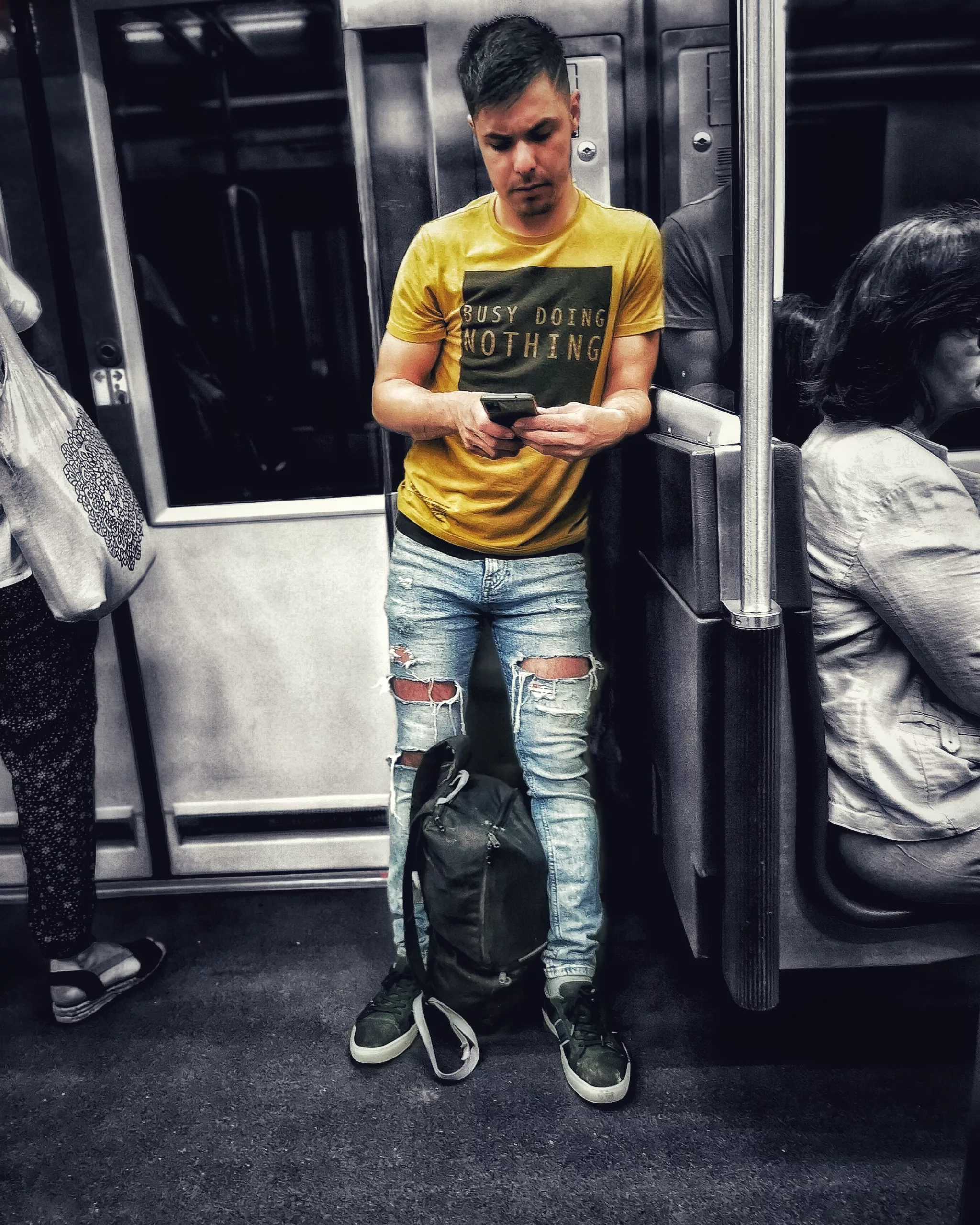 Jende – Gente 57  | Historias Urbanas en el Metro | Fotografia Creativa movil Ibarakaldo