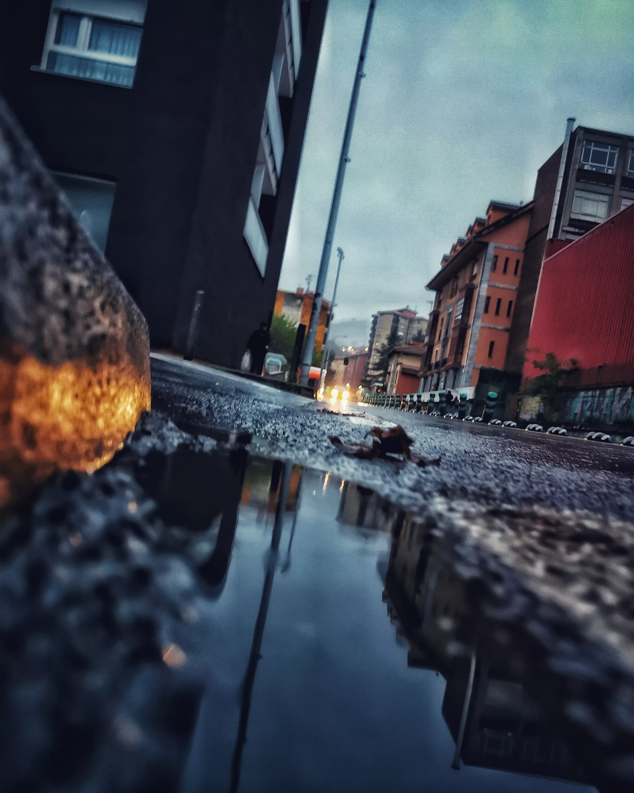 Night and Rain – Fotografía creativa móvil en Barakaldo | Ibarakaldo